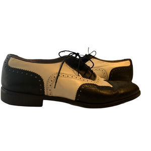 Ferruccio Conti men's black and white wing tip 8.5